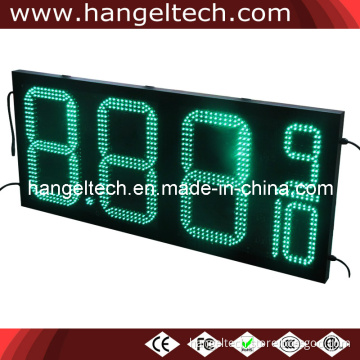 16" Electronic LED Gas Price Display Sign Red Green White, 8.88 9/10